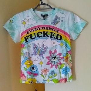 Current Mood t-shirt, new w/o tags purchased from Dolls Kill online size Sm